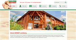Desktop Screenshot of holzherbst.de